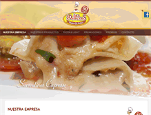 Tablet Screenshot of pastaslasdelicias.com